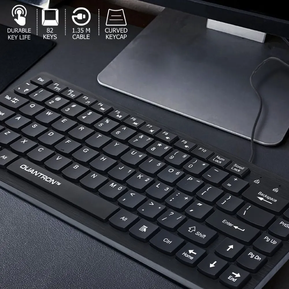 Quantron QKB17 USB MINI Keyboard view 3